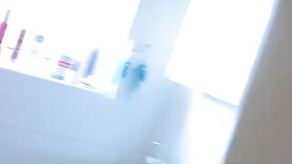Hot shower ends with British gal Gina Parker sucking dick