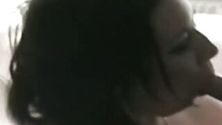 Cock sucking English slut Kaciee Marie cannot stop blowing