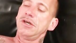 Hot athletic senior moans during a passionate anal play