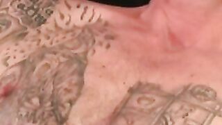 Hot athletic senior moans during a passionate anal play
