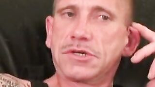 Hot athletic senior moans during a passionate anal play