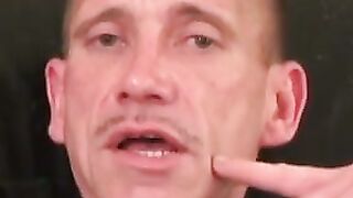 Hot athletic senior moans during a passionate anal play