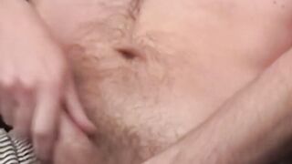 Thin and hairy dude masturbates in a cool homemade video