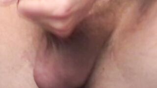 Thin and hairy dude masturbates in a cool homemade video