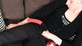 Young gay man can't control himself as he needs to cum hard