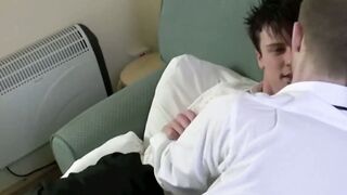 Hot tattooed amateur Danny Star sprays cum after hard sex