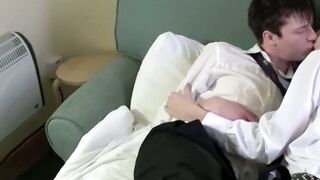 Hot tattooed amateur Danny Star sprays cum after hard sex
