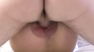 Hot tattooed amateur Danny Star sprays cum after hard sex
