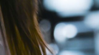 Shyla Jennings and Gia Paige kiss each other on the crotch