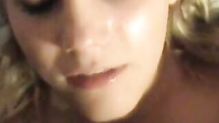 Horny Blonde Sucking Cock And Having Sex In The Morning