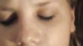 Horny Blonde Sucking Cock And Having Sex In The Morning