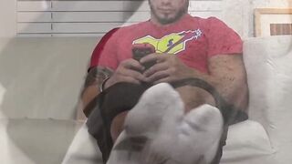 GET READY FOR THE MOST EPIC SOCK SHOWDOWN OF YOUR LIFE! RJs Kinky Solo Will Leave You BREATHLESS!
