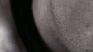 Inked seductress spreads legs before riding big cock