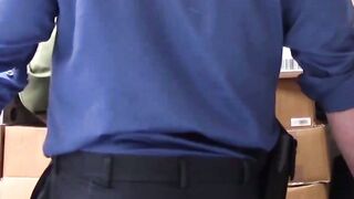 Teen suspect gets her pussy filled after shoplifting