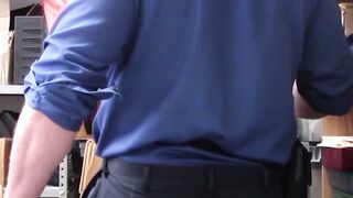 Teen suspect gets her pussy filled after shoplifting