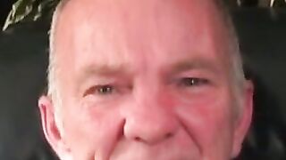 Stunning mature hunk masturbates his big rock hard cock