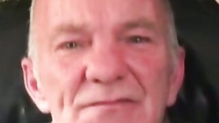 Stunning mature hunk masturbates his big rock hard cock
