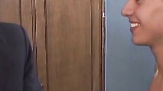 Twink construction worker drills latino bottom lover