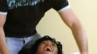 Young Asian tickled and feet licked by kinky mature daddy