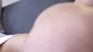 Handsome Latino gives his friend a foot massage and worship
