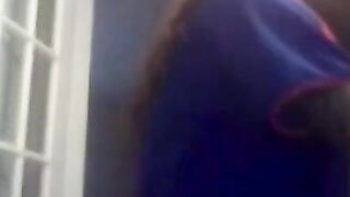 Ebony Amateur with Big Tits on Webcam