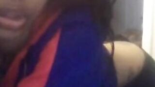 Ebony Amateur with Big Tits on Webcam