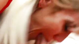 Smoking hot tranny fucks a horny costumed deviant very hard