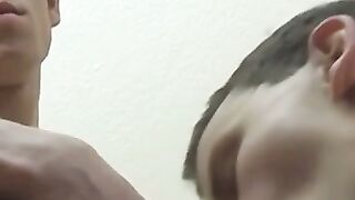 Adorable Austin Parker doggystyle fucks cute twink after BJ