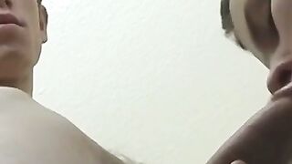 Adorable Austin Parker doggystyle fucks cute twink after BJ