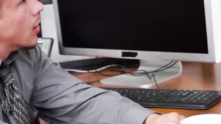 Office manager anal fucks new employee during an interview