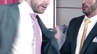 Hot tailor Isaac Eliad ass stretched hardcore after blowjob