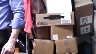 Teenage criminal chick screwed after shoplifting