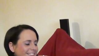 Curvy English cutie receives messy facial after fucking