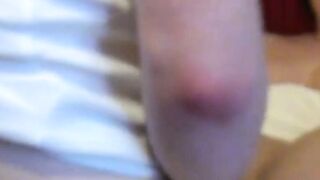 Curvy English cutie receives messy facial after fucking