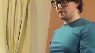 Classy British cutie tricked into giving long wet blowjob