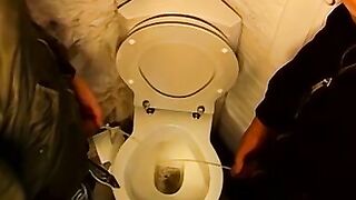 Muscle hunks hardcore threesome bondage spanking and pissing