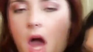 Hot girlfriend invites her friend to a steamy threesome