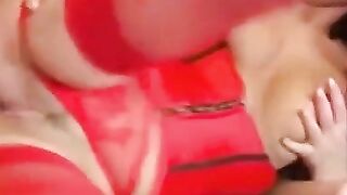 Hot girlfriend invites her friend to a steamy threesome