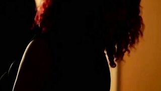 Hot ebony chicks Chanell and Daisy fuck hard in the cottage