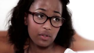 Nerdy Ivy convinces Adrian to stay in school by fucking her