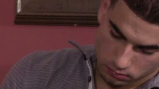 Handsome hunk Billy Santoro is a professional gay masseur