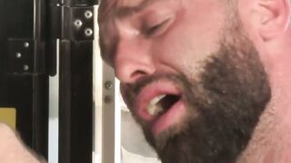 Sexy hunk Donnie Argento gets hardcore ass fucked doggystyle