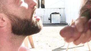 Sexy hunk Donnie Argento gets hardcore ass fucked doggystyle