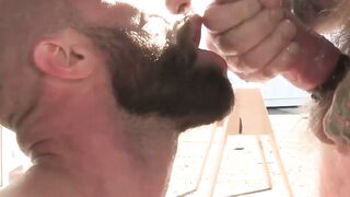 Sexy hunk Donnie Argento gets hardcore ass fucked doggystyle