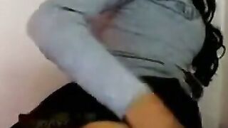 DARK NIPPLE Latina Webcam TEASE Frenzy!