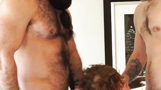 Hot ginger Chris White double stuffed by Jaxton and Johnny