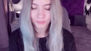Big tits Ukrainian amateur teen SimaDark spreads pussy on webcam