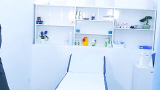 Bearded businessman Dani Robles fucked raw by kinky doctor