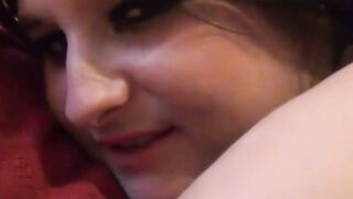 English hottie swallows cum after having her pussy rammed