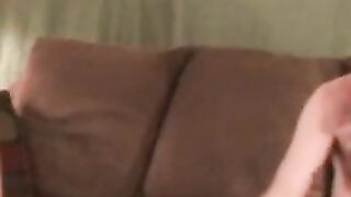 Kinky mature senior swallows rock hard cock from young hunk